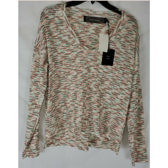 NEW CODEXMODE Women's Space Dye Long Sleeve Sweater Size Medium Multi Color - Picture 9 of 9